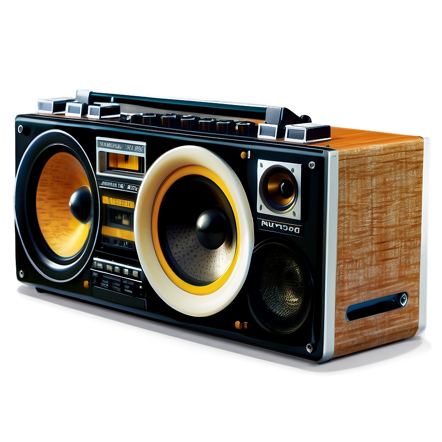 Vintage Boombox Png 05242024 PNG Image