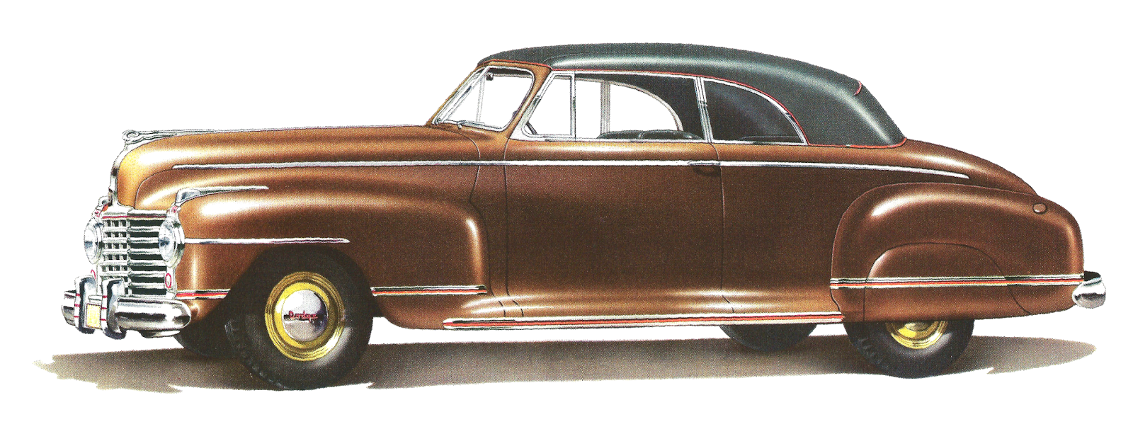 Vintage Brown Car Classic Design PNG Image