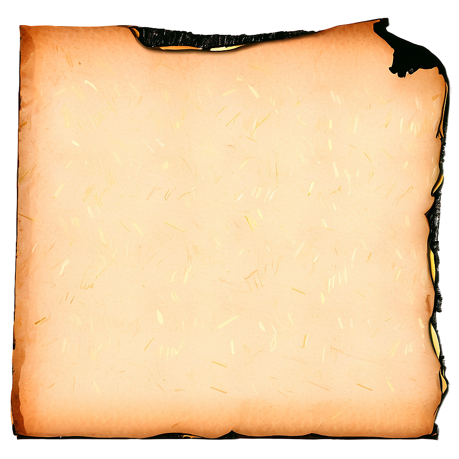 Vintage Burned Paper Png 27 PNG Image