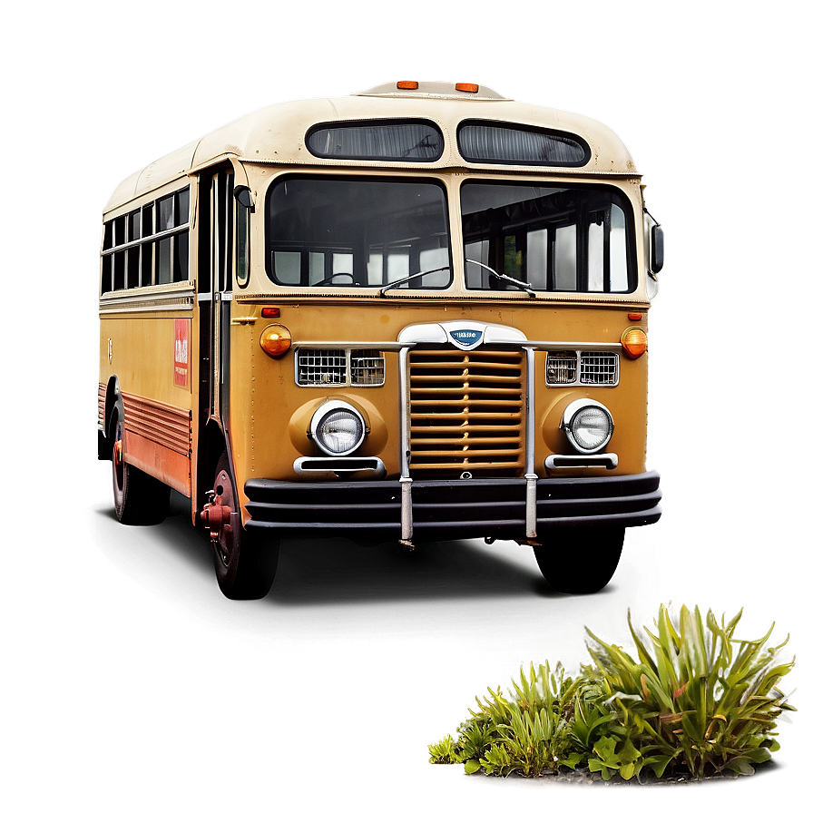 Vintage Bus Png Udp PNG Image