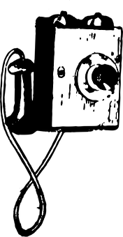 Vintage Camera Silhouette PNG Image