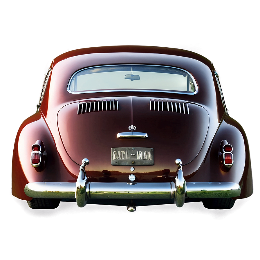 Vintage Car Back Png 06262024 PNG Image