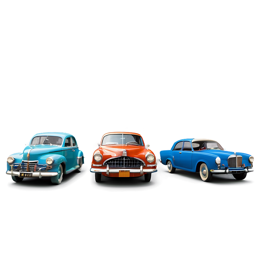 Vintage Car Collection Png 88 PNG Image