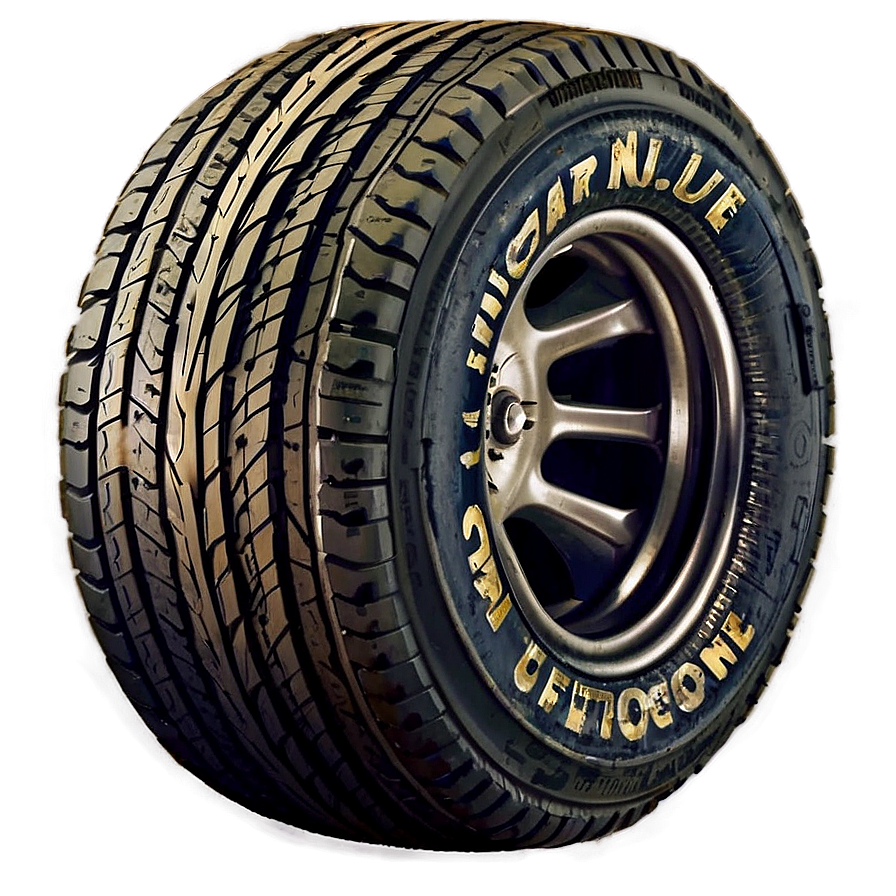 Vintage Car Tires Png Cyf PNG Image