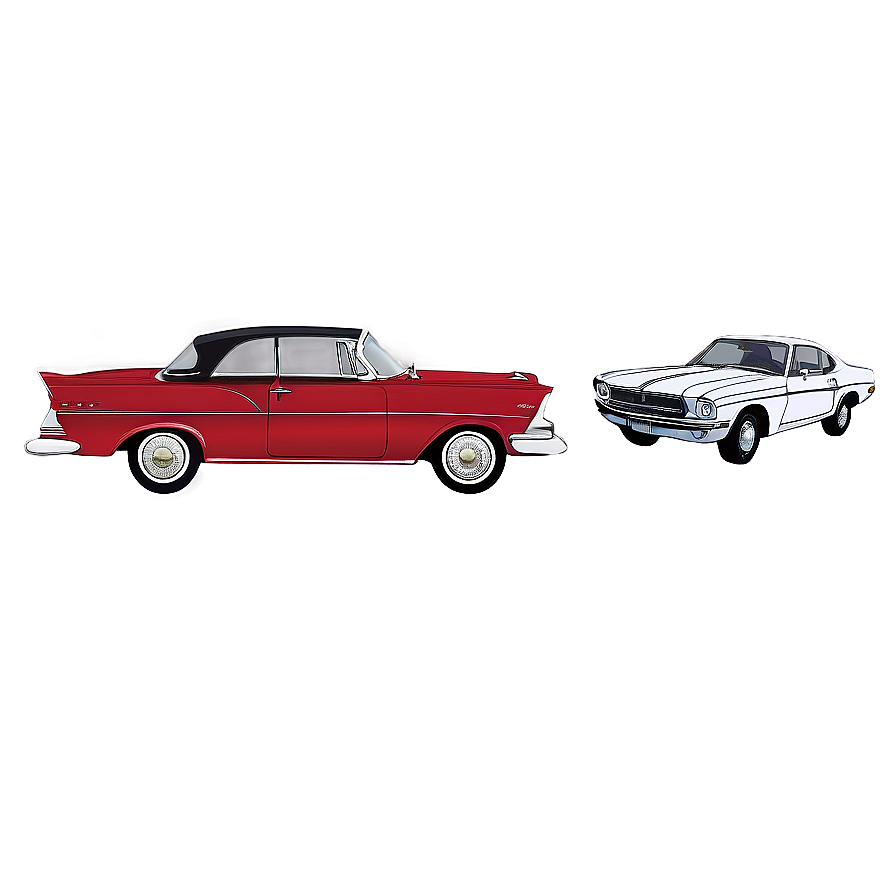 Vintage Car Vector Drawing Png Gjj50 PNG Image