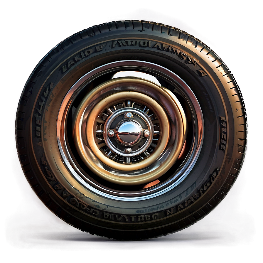 Vintage Car Wheel Png Sgd PNG Image