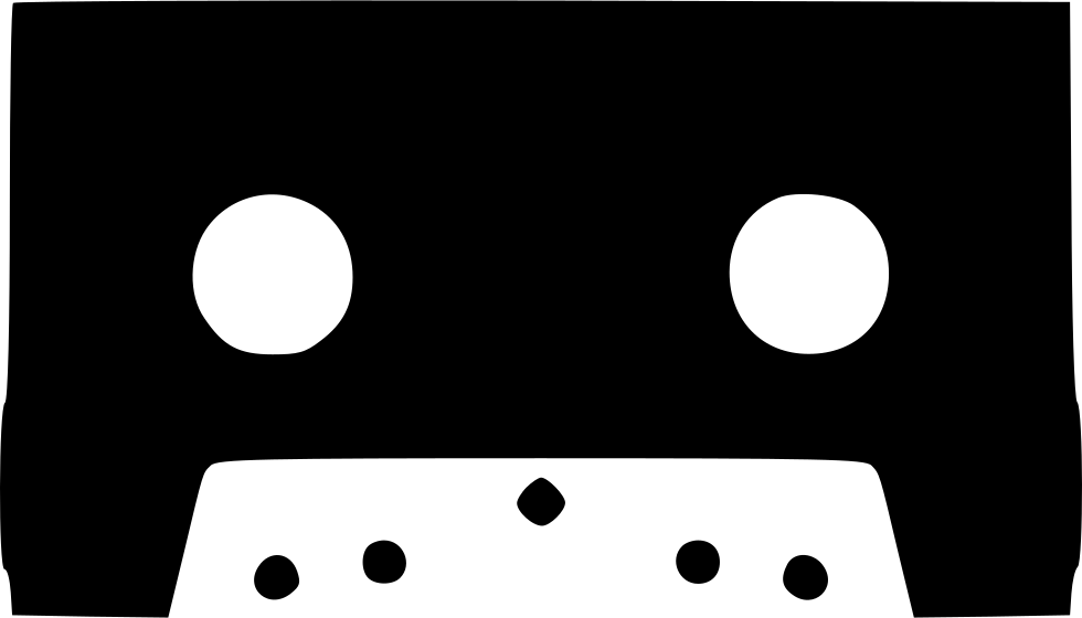 Vintage Cassette Tape Icon PNG Image