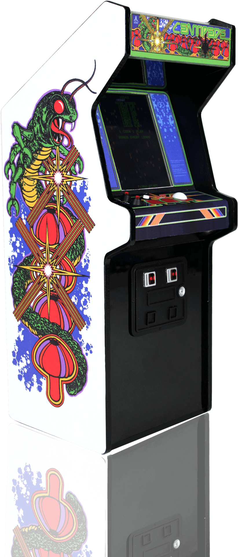 Vintage Centipede Arcade Machine PNG Image