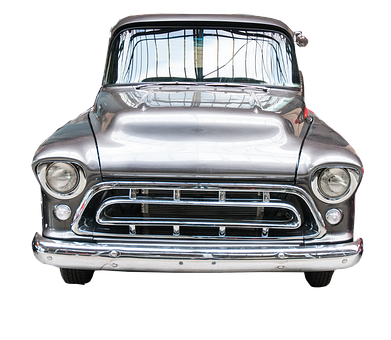 Vintage Chevy Front View PNG Image