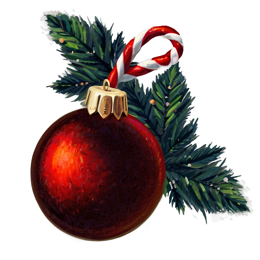 Vintage Christmas D PNG Image