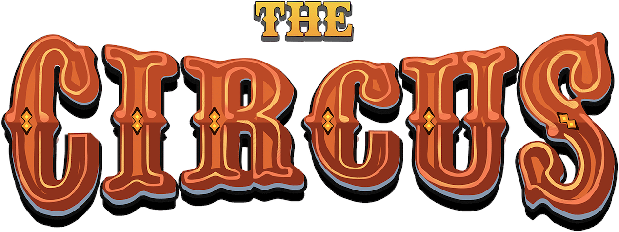 Vintage Circus Title Graphic PNG Image