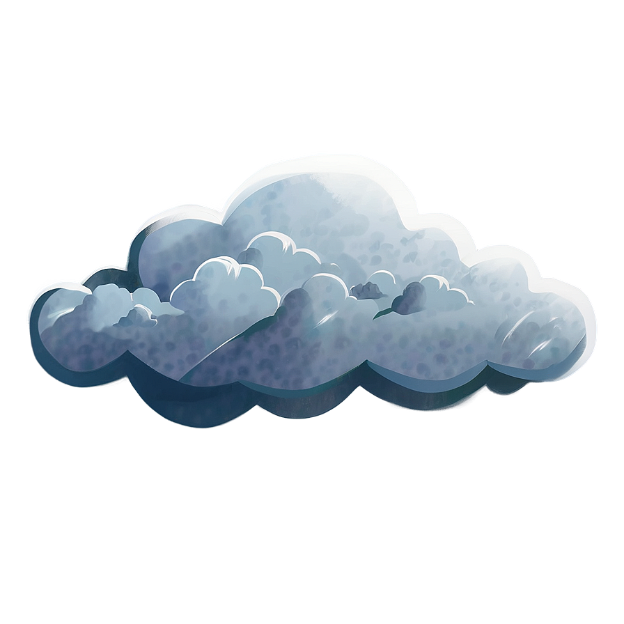 Vintage Cloud Illustration Png Mmw PNG Image