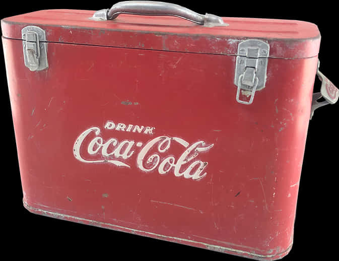 Vintage Coca Cola Cooler Image PNG Image