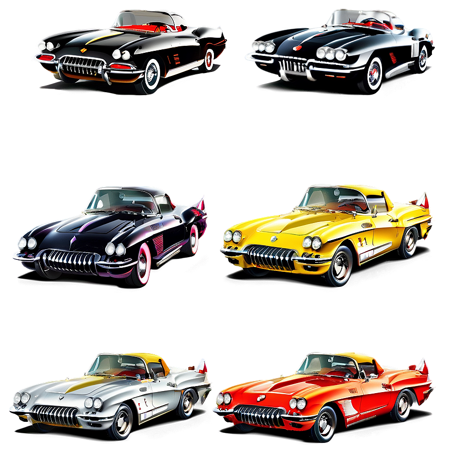 Vintage Corvette Png Kqe PNG Image