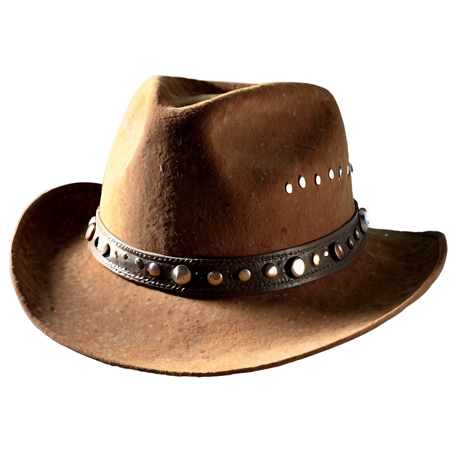 Vintage Cowboy Hat With Transparent Background Png 05262024 PNG Image