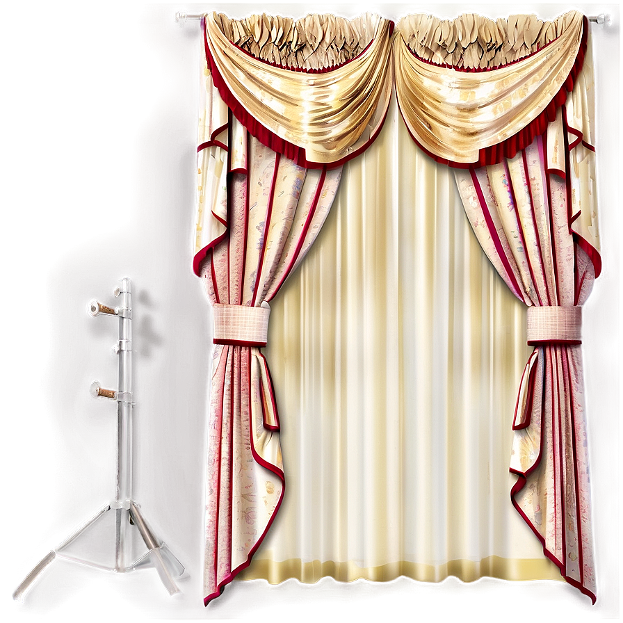 Vintage Curtains Png 05252024 PNG Image