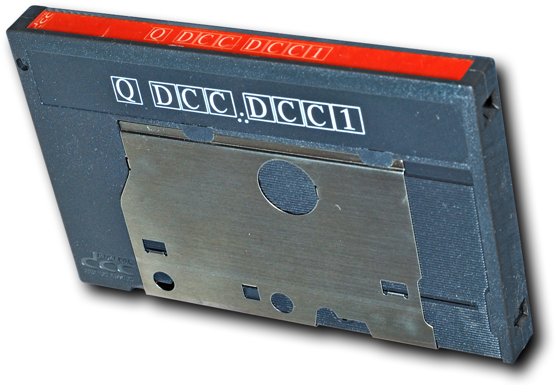 Vintage D C C Cassette Tape PNG Image