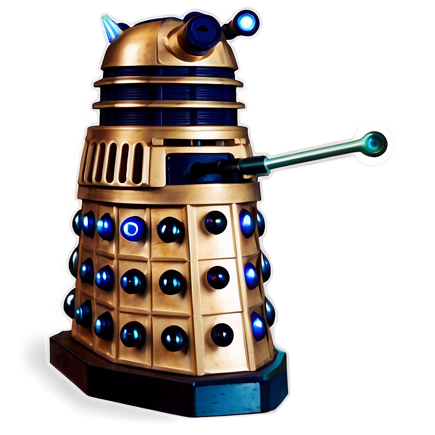 Vintage Dalek Poster Png Idb73 PNG Image