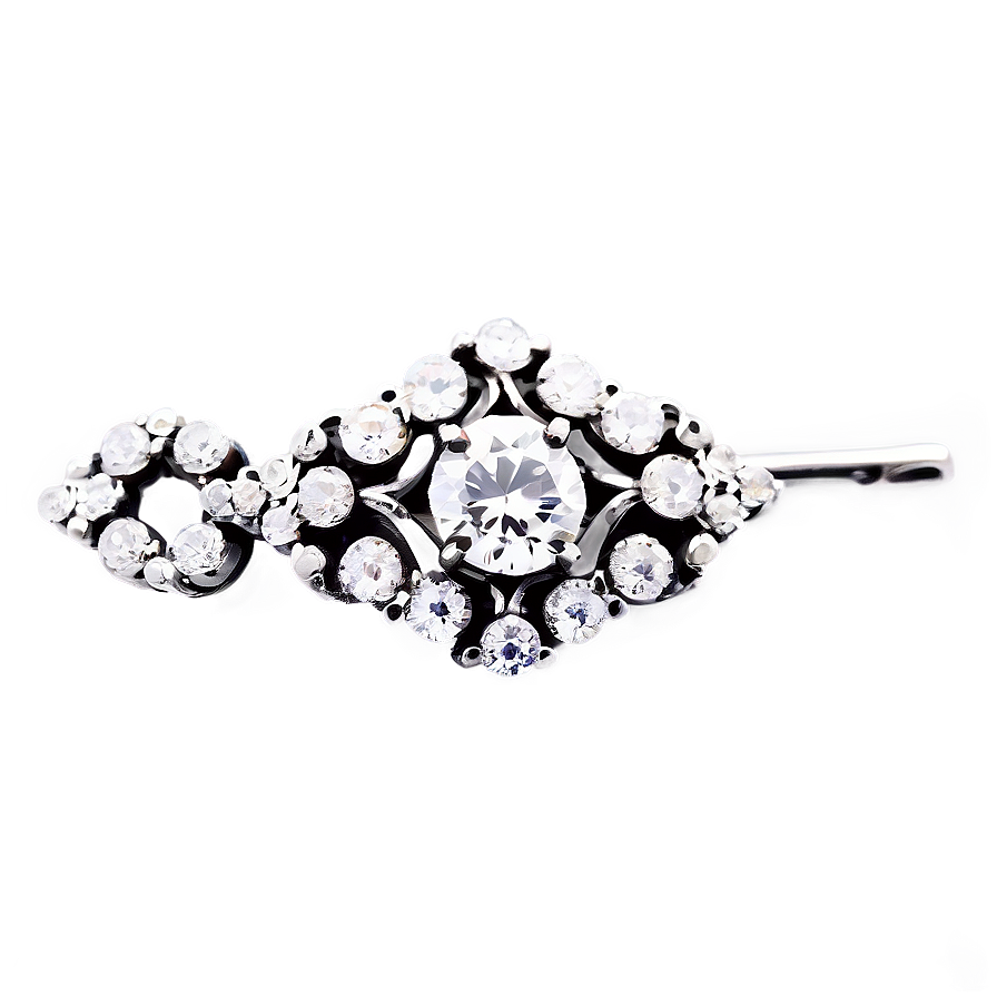 Vintage Diamond Brooch Png Ybd40 PNG Image