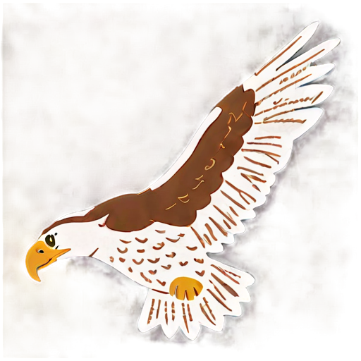 Vintage Eagle Sketch Png A PNG Image