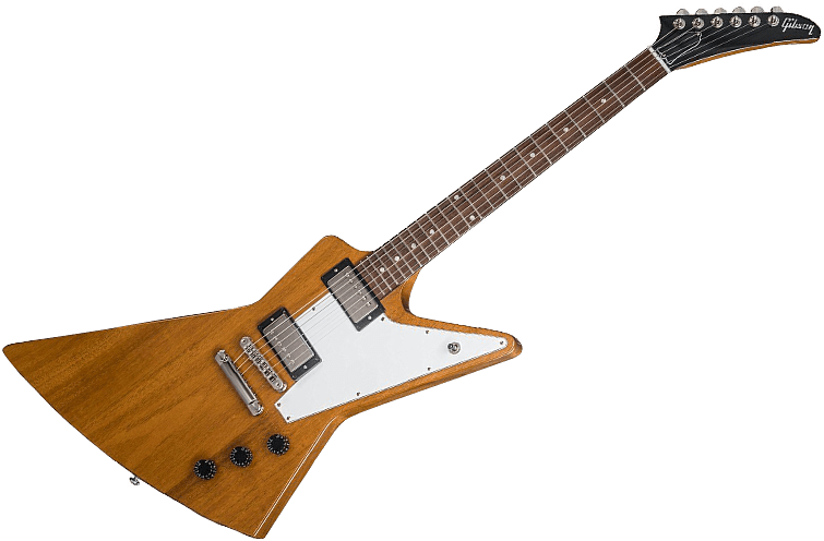 Vintage Electric Guitar Explorer Model PNG Image