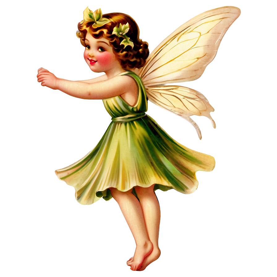 Vintage Fairy Illustration Png Lmv10 PNG Image