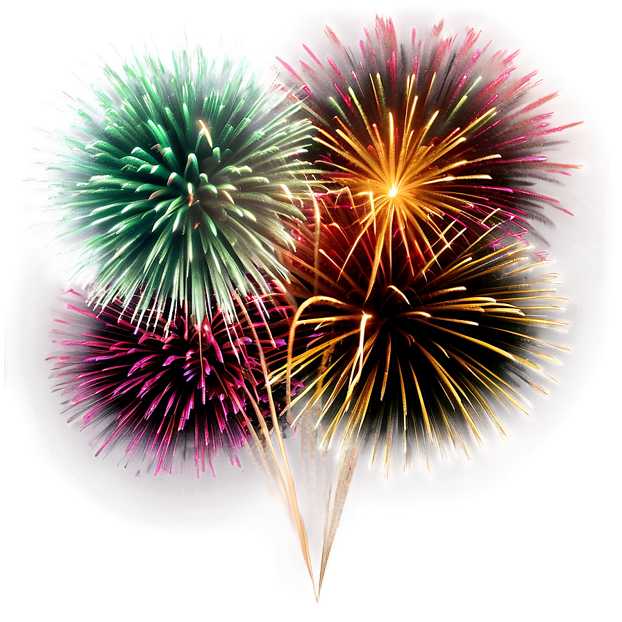 Vintage Fireworks Png Exl PNG Image