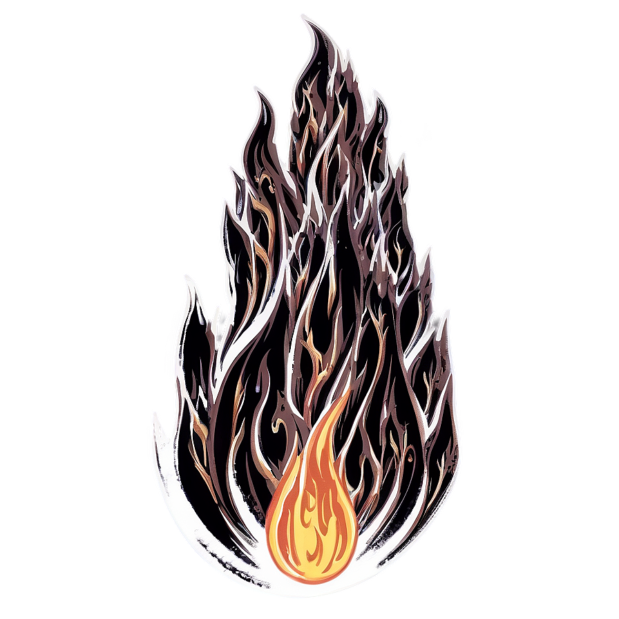 Vintage Flame Png 75 PNG Image