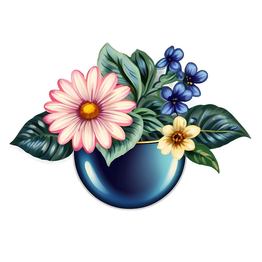 Vintage Flower B PNG Image