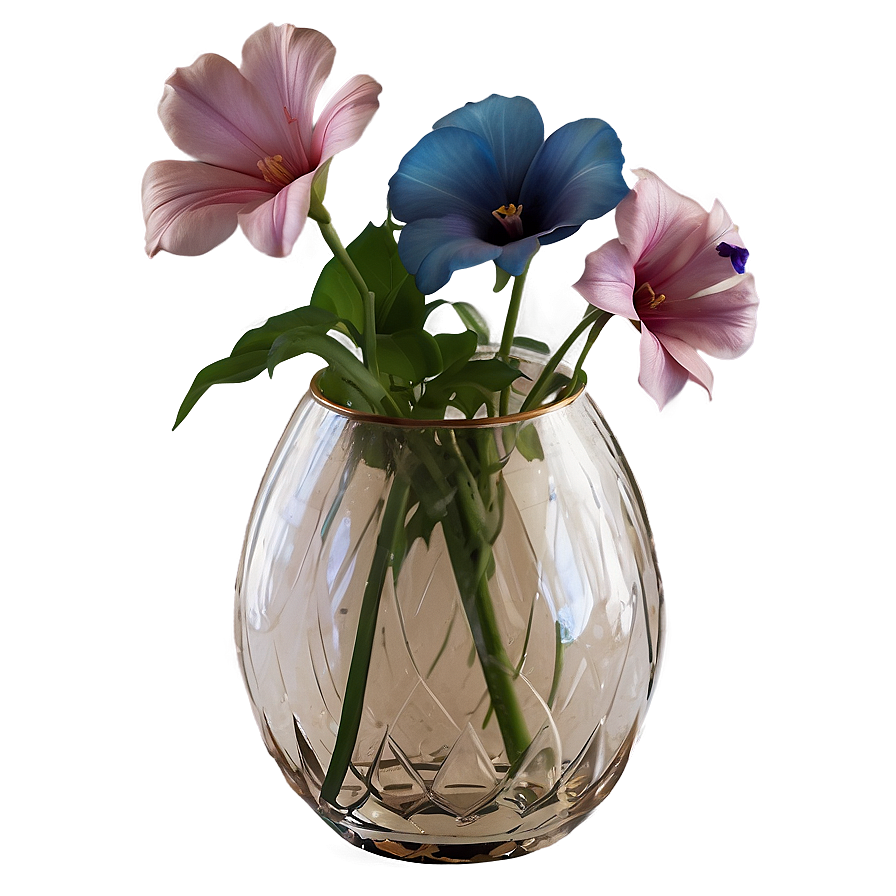 Vintage Flowers In Vase Png Xcd78 PNG Image