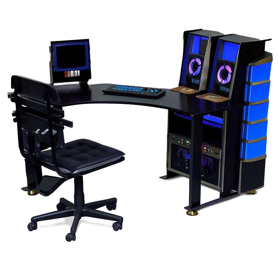 Vintage Gaming Desk Png Dcc PNG Image