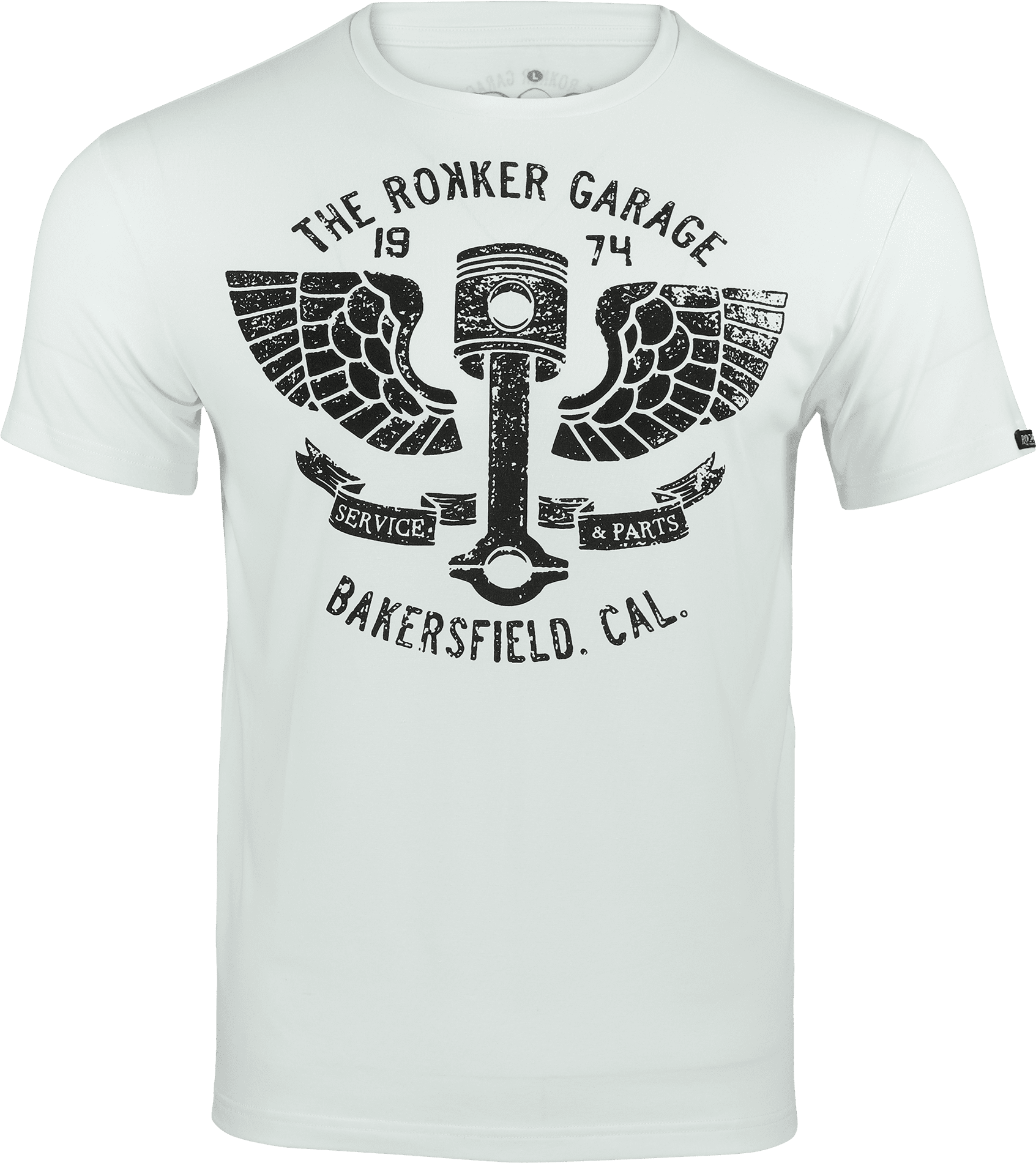 Vintage Garage Graphic Tee Design PNG Image