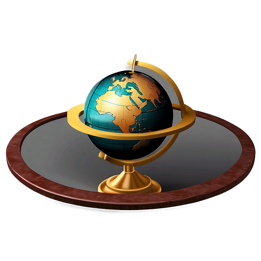 Vintage Globe Design Png 05042024 PNG Image