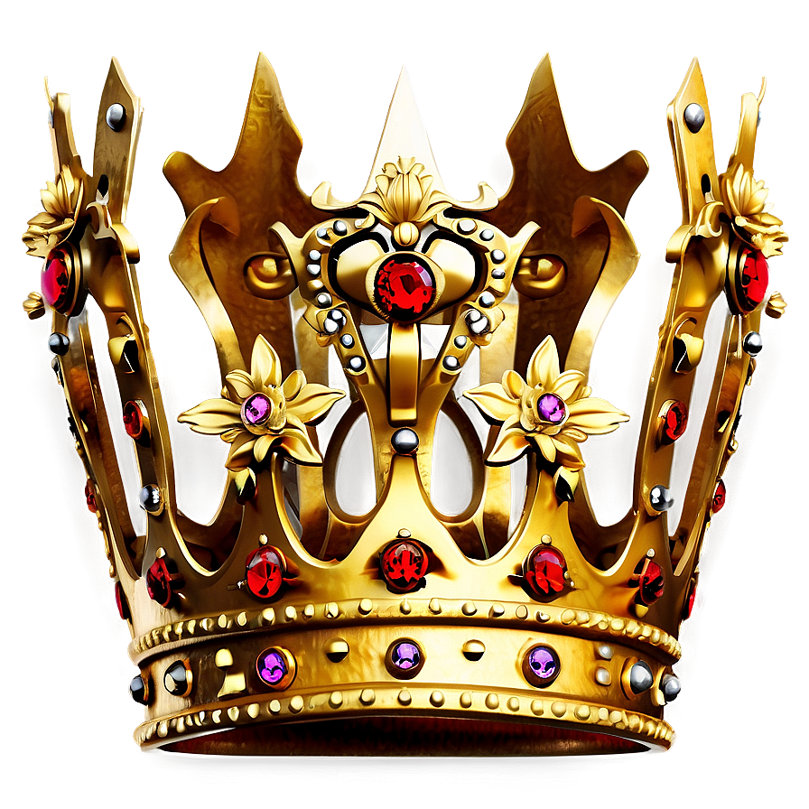 Vintage Golden Crown Png 81 PNG Image