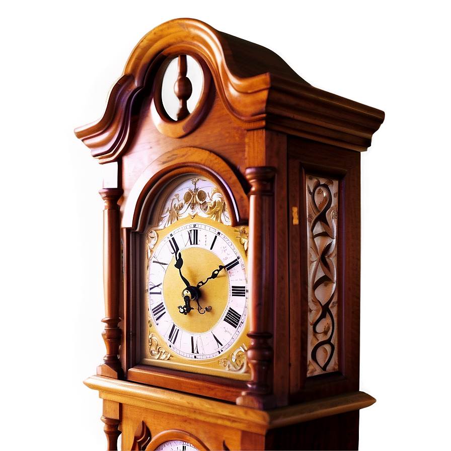 Vintage Grandfather Clock Png Ttj PNG Image