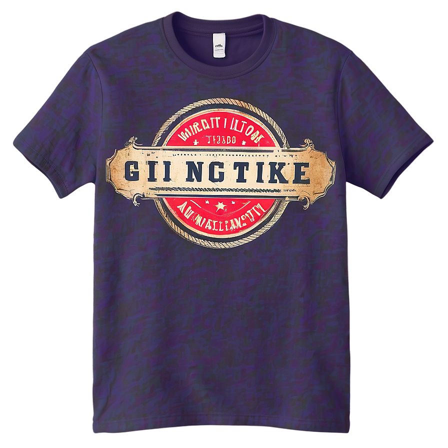 Vintage Graphic Tee Png Pmj PNG Image