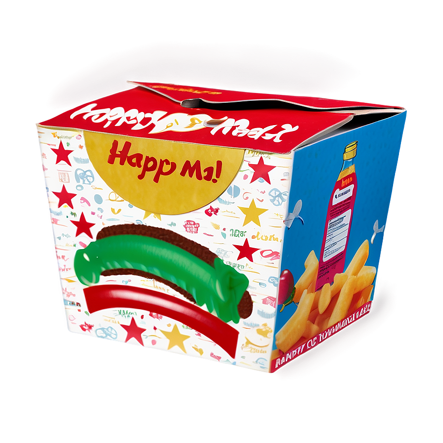 Vintage Happy Meal Box Look Png 22 PNG Image