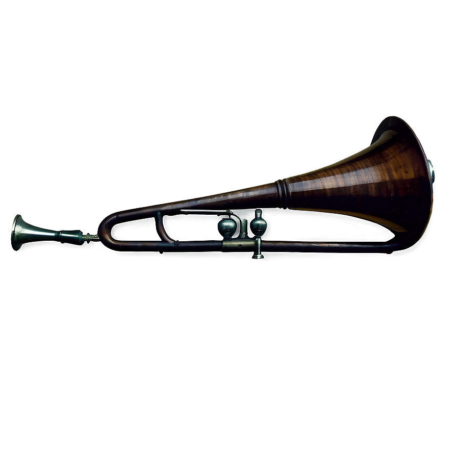 Vintage Horn Graphic Png 4 PNG Image