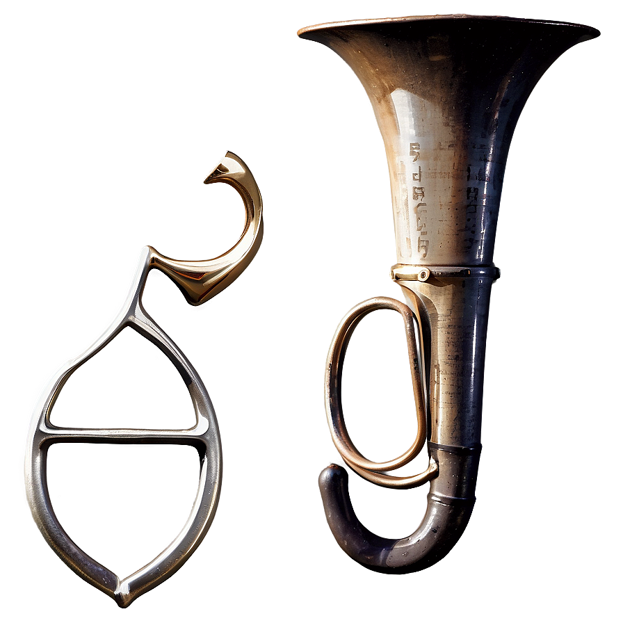 Vintage Horn Graphic Png Sji PNG Image