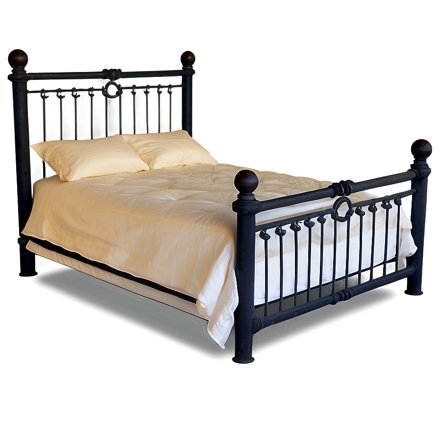 Vintage Iron Bed Png Opa73 PNG Image