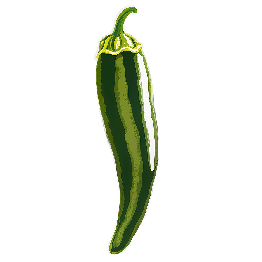 Vintage Jalapeno Illustration Png Afg89 PNG Image