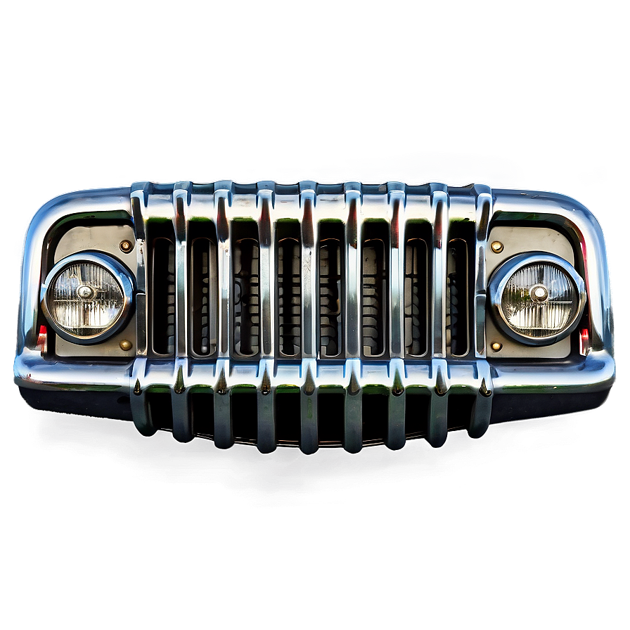 Vintage Jeep Grill Png Yar96 PNG Image