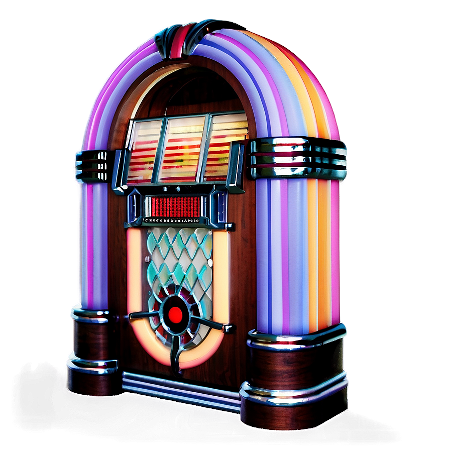 Vintage Jukebox Png Qlt6 PNG Image