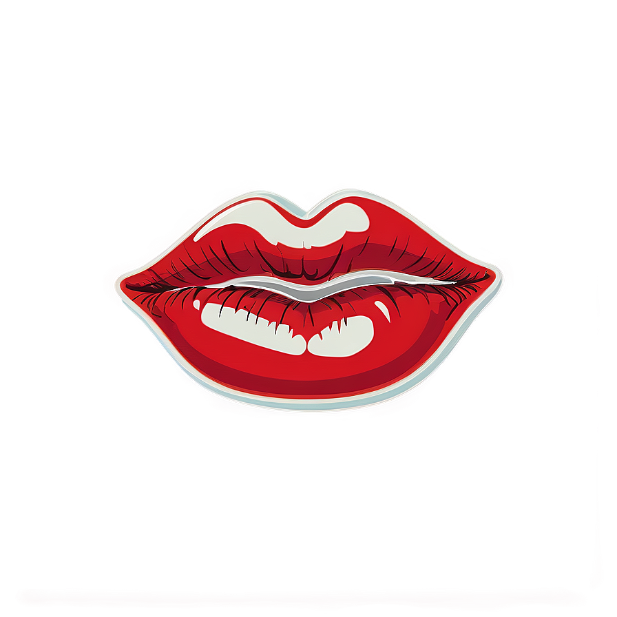 Vintage Kissy Lips Png 86 PNG Image