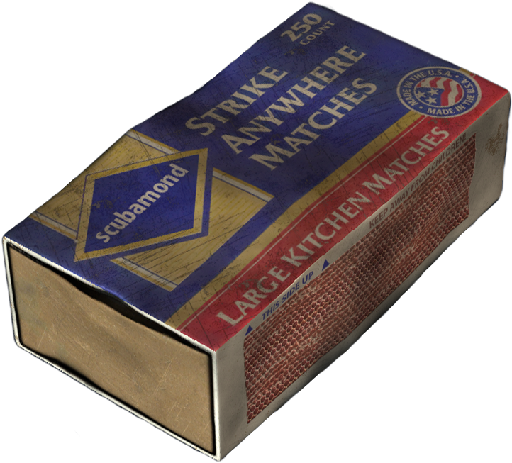 Vintage Kitchen Matches Box PNG Image