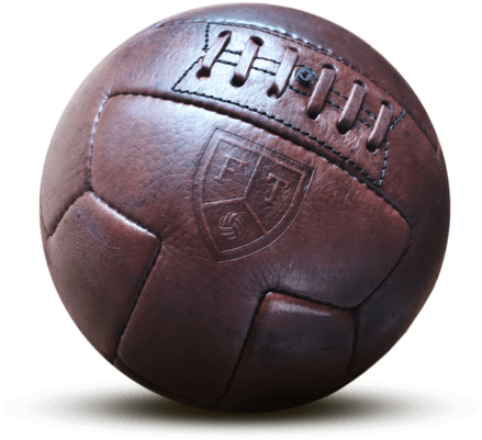 Vintage Leather Soccer Ball PNG Image