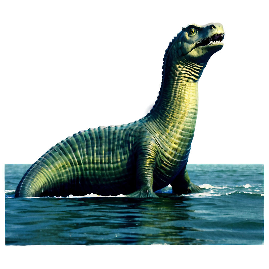 Vintage Loch Ness Monster Art Png Unn60 PNG Image