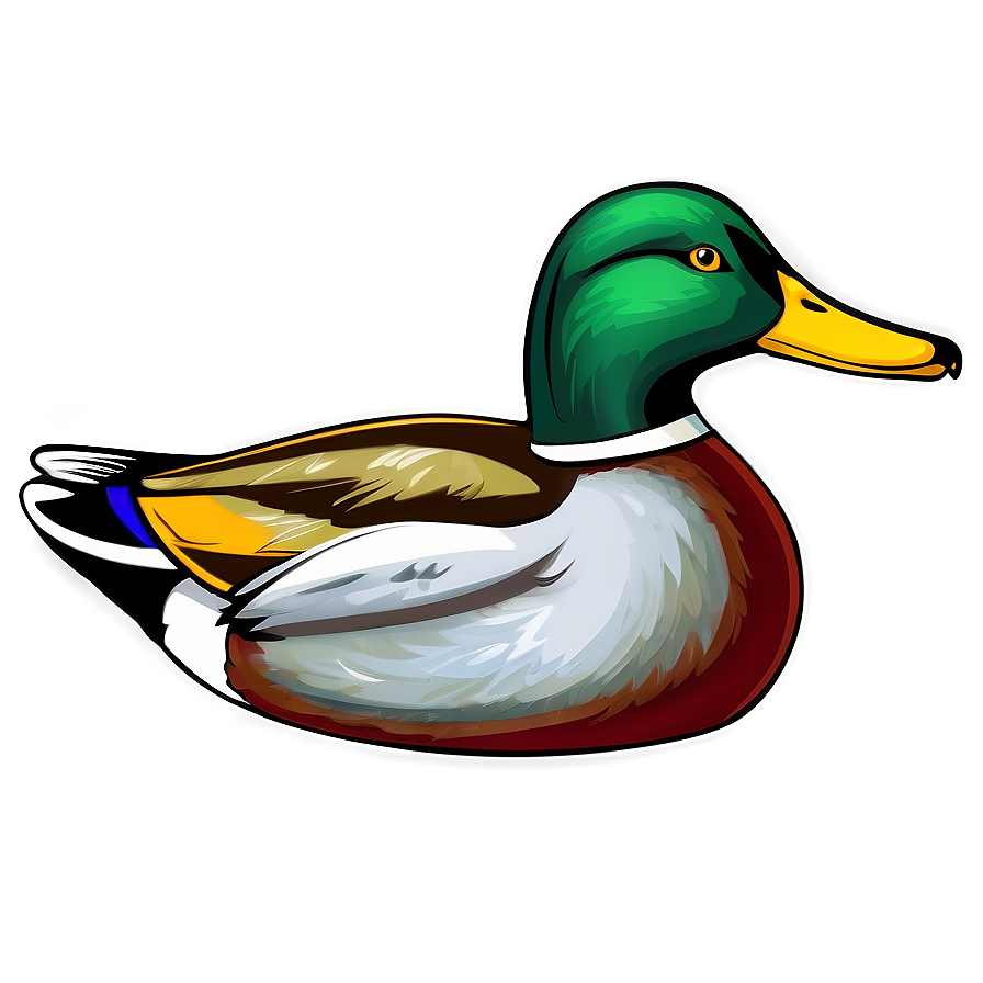 Vintage Mallard Duck Png 06262024 PNG Image