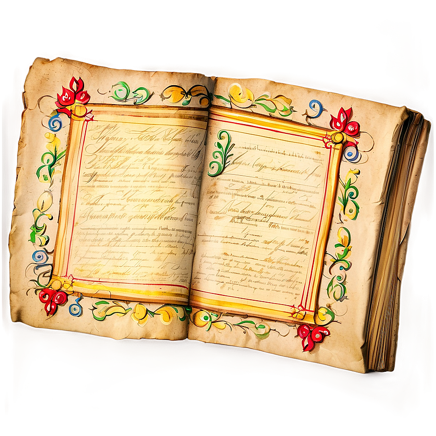 Vintage Manuscript Document Png 17 PNG Image