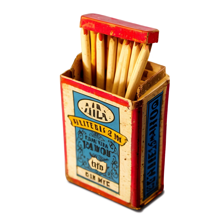 Vintage Matchbox Png 27 PNG Image